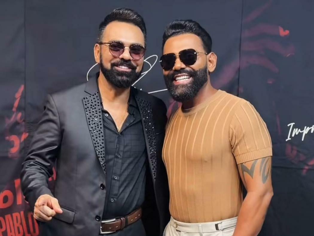 Comissário de bordo belenense chama atenção por semelhança com o cantor Pablo em show na capital